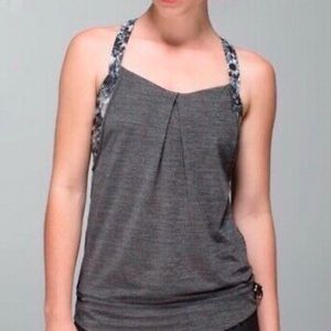 Lululemon Rest Less Flowabunga Gray Floral Tank 4